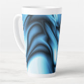Blue Silk wave Milchtasse (Linke Ecke)