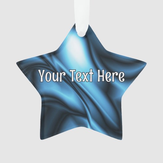 Blue Silk wave Ornament (Vorderseite)