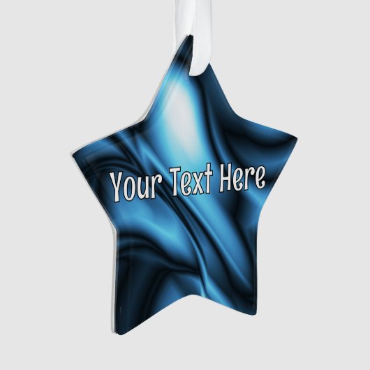 Blue Silk wave Ornament (Vorderseite)