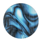 Blue Silk wave Schneidebrett (Vorderseite)