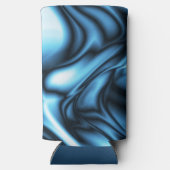 Blue Silk wave Selters Dosenkühler (Rückseite)