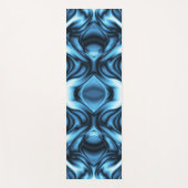 Blue Silk wave Yogamatte (Vorderseite)