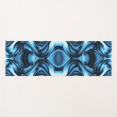 Blue Silk wave Yogamatte (Vorderseite (Horizontal))