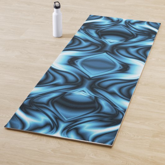 Blue Silk wave Yogamatte (Beispiel)