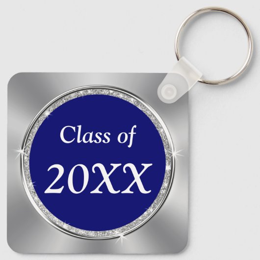 Blue Silver, Black, Class Wiedersehen Souvenirs Id Schlüsselanhänger (Rückseite)