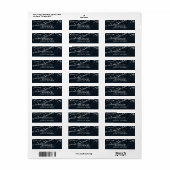 Blue & Silver Diamond Bling Glam Sparkle (Vorne)