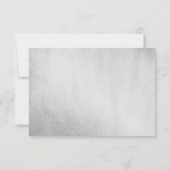 Blue Silver Diamond Sparkle Gown UAWG RSVP Karte (Rückseite)