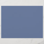 Blue & Silver First Haircut Hair Salon Certificate (Rückseite)