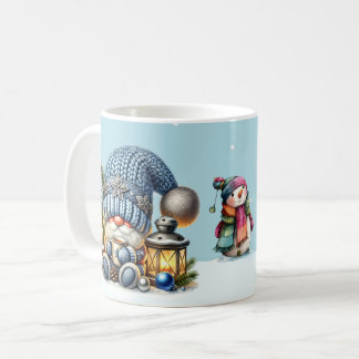 Blue & Silver Gonk Tasse