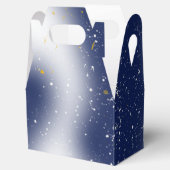 Blue Silver Rosen Quinceanera Geburtstag Geschenkschachtel (Geöffnet)