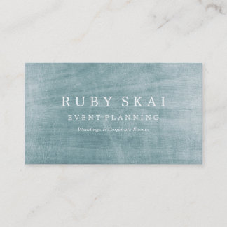 Blue Silver Textured Architectural Business Card Visitenkarte