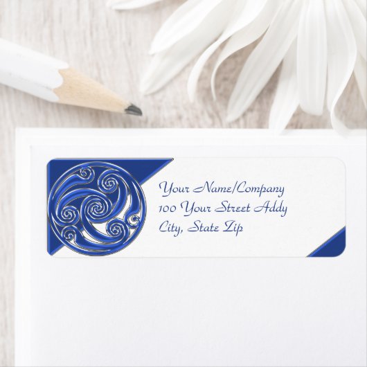 Blue Silver Triskel (Insitu)