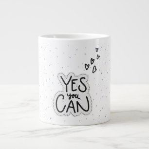 Blue Simple Christmas Holiday Gigant Coffee Tasse