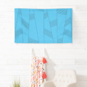 Blue, simple, elegant, abstract line pattern banner (Insitu)