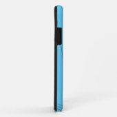 Blue, simple, elegant, abstract line pattern Case-Mate iPhone hülle (Hinten/Rechts)