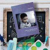 Blue Simple Graduate Announcement Foto