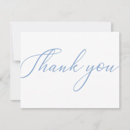 Blue Simple Modern Business Package Danke Karte