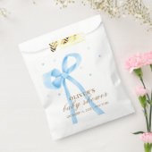 Blue Simple Polka Dot Bow Baby Dusche Geschenktütchen (Versiegelt)