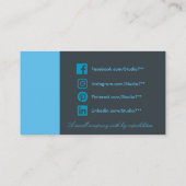 Blue - Simple Series Visitenkarte (Rückseite)