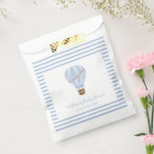 Blue Simple Strip Hot Air Ballon Boy Baby Dusche Geschenktütchen (Versiegelt)