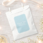 Blue Simply Elegant Wedding Geschenktütchen (Ausgeschnitten)