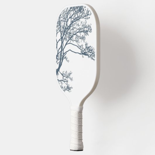 Blue Single Tree Boho Pickleball Schläger (Links)