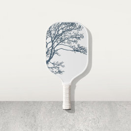Blue Single Tree Boho Pickleball Schläger