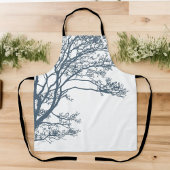 Blue Single Tree Boho Schürze