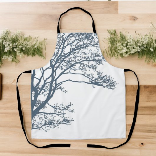 Blue Single Tree Boho Schürze