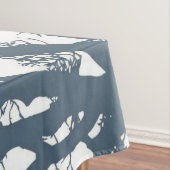 Blue Single Tree Boho Tischdecke (Beispiel)