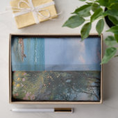 Blue Sinti und Roma Caravan Decoupage Seidenpapier (Geschenk)