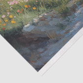 Blue Sinti und Roma Caravan Decoupage Seidenpapier (Ausschnitt)