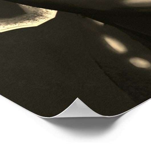 Blue Siren Art Poster (Ecke)