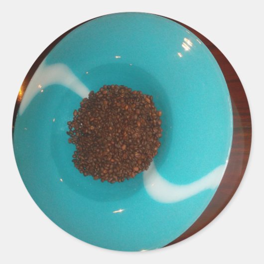 Blue Skeezer Runder Aufkleber (Vorderseite)