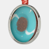Blue Skeezer Silbernes Ornament (Links)
