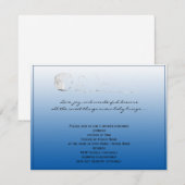 Blue Sketch Baby Dusche Einladung (Vorne/Hinten)