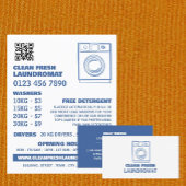 Blue Sketch Washer, Waschsalon, Reinigungsservice Flyer
