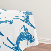 Blue-Skier Tischdecke (Beispiel)