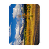 Blue Skies and Clouds above a meadow Magnet (Vertikal)