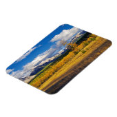 Blue Skies and Clouds above a meadow Magnet (Linke Seite)