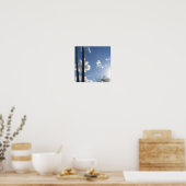 BLUE SKIES AND PALM BAUM POSTER (Küche)