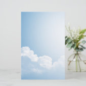 Blue Skies Briefpapier (Stehend Vorderseite)