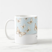 Blue Skies & Butterflies  Kaffeetasse (Links)