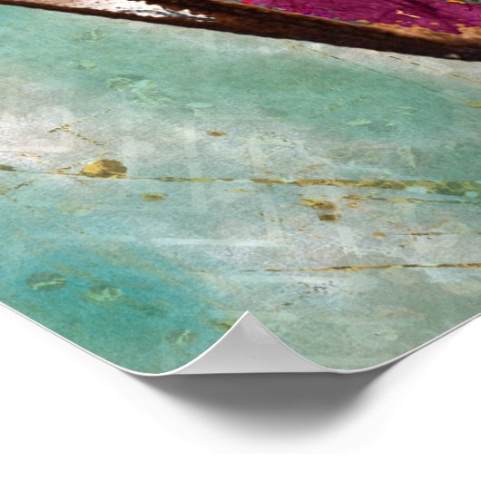 Blue Skies Butterfly Wing Poster (Ecke)