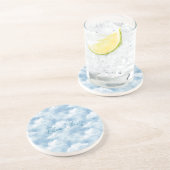 Blue Skies Clouds Getränkeuntersetzer (Seite)