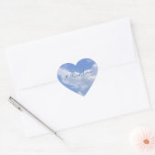 Blue Skies Heart Stickers (Umschlag)