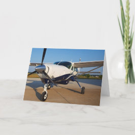 Blue Skies Inspiration Airplane Card Karte