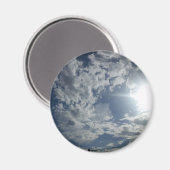 Blue Skies Magnet (Vorderseite/Rückseite)