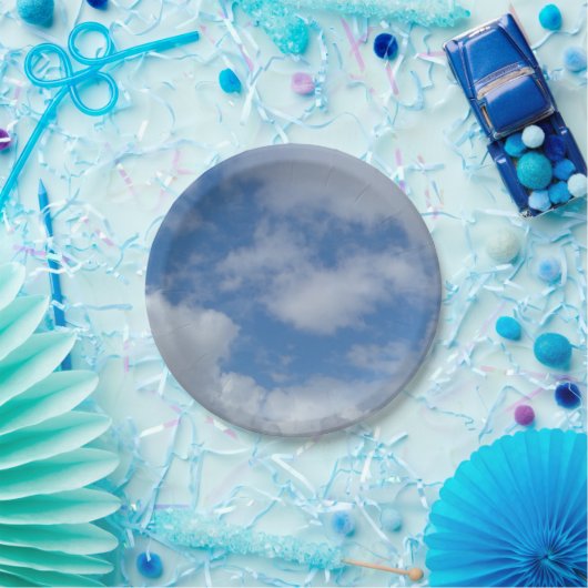 Blue Skies Pappteller (Party)