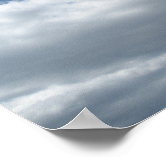 Blue Skies Poster (Ecke)